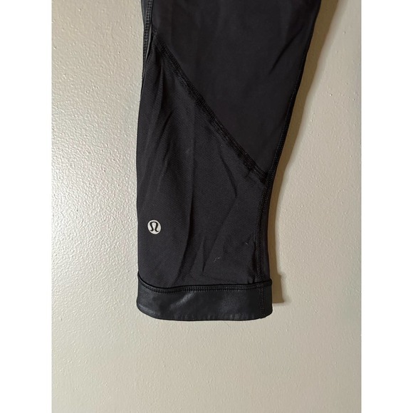 Lululemon chase me crop II women’s size 4 black - Picture 8 of 10